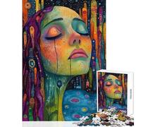 Dreamscape Tears Jigsaw Puzzle 1000 Piece for Teenagers Serene Peaceful Play Activity Peaceful Calm Stress Relief (38X26cm)