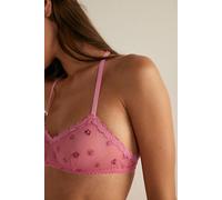 Dreamscape Triangle Bralette at Free People in Neon Flamingo Combo, Size: XS - female