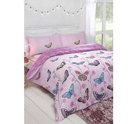 Dreamscene Butterfly Heaven Duvet Cover Set Rose
