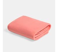 Dreamscene Fleece Throw Blanket for Bed, Gifts for Women Soft Warm Cosy Plain Fluffy Throws for Sofas Settee Armchairs Polar Fleece Blanket Double Bed Throw, Coral - 150 x 200cm