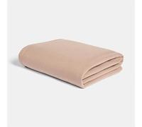 Dreamscene Fleece Throw Blanket for Bed, Ultra Soft Warm Cosy Plain Large Throws for Sofas Lightweight Fluffy Fleece Blanket Bed Throw Double Size, Mocha - 150 x 200cm