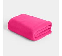 Dreamscene Fleece Throw Blanket for Sofa, Ultra Soft Warm Cosy Polar Fleece Blanket for Bed Lightweight Fluffy Large Throws Over Sofa King Size Bed Throws, Hot Pink - 200 x 240cm
