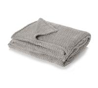 Dreamscene Grey Waffle Throw - 125 x 150cm
