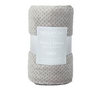 Dreamscene Grey Waffle Throw - 125 x 150cm