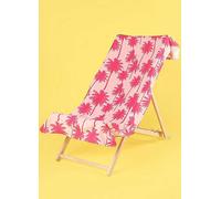 Dreamscene Palm Printed Beach Towel Blush
