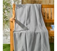 Dreamscene Throws for Sofas King Size Blanket, Soft Warm Cosy Plain Polar Fleece Blanket for Bed Settee Armchairs Outdoor Fluffy Bed Throw King Size Gifts for Women, Mid Grey - 200 x 240cm