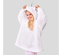 Dreamscene multi One Size Unicorn Oversized Sherpa Fleece Hoodie Blanket