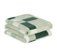Dreamscene Winter Check Fleece Blanket Sofa Throw, Forest Green 200x240cm | Machine Washable Fabric Fade Resistant Colour Sofa or Bed Ready Soft Cosy Texture Warm Winter Layer Living Room Essential