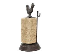 DreamsEden Vintage Twine Holder, Decorative Cast Iron Metal Cock Dispenser and Gardening String