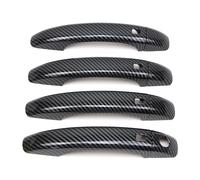 Dreamseek 4 Door Handle Cover Compatible with Audi Q3 2012-2018, Q5 2009-2016, A4 B8 S4 A5 2008-2016 Exterior ABS Molding Protectors Trim (Carbon Fiber Style)