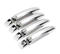 Dreamseek 8Pcs 4 Door Handle Cover Compatible with Audi Q3 2012-2018, Q5 2009-2016, A4 B8 S4 A5 2008-2016 Exterior ABS Molding Protector Trim Triple Chrome Plated