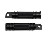 Dreamseek Motorcycle Footrests Foot Pegs for Harley-Davidson Sportster Dyna Touring Softail Footrest Pedal Front & Rear Foot Pedals Rest Pedal (Black)