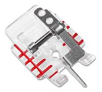 DreamStitch 1/4" 1-4 (Quarter Inch) Clear Stitch In Ditch Presser Foot Snap On(One Step) Straight Stitching For Brother Singer Babylock Bernette Elna Viking Husqvarna Sewing Machine- P8-6711