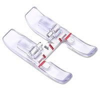 DreamStitch 820916096 Snap ON Clear Open Toe Presser Foot for Pfaff Sewing Machine IDT System - DL-EM-820916096