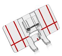 DREAMSTITCH BLDY-BGF, JAG605 Border Guide Presser Foot for All Low Shank Snap-On Singer,Brother,Babylock,Euro-Pro,Janome,Kenmore,White,Juki,Janome(New Home),Simplicity,Elna Sewing Machine