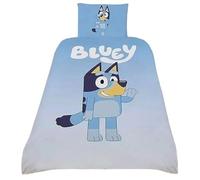 dreamtex BLUEY Single Duvet Set Reversible Bedding Featuring Bluey Wave