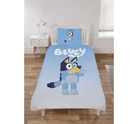 dreamtex BLUEY Single Duvet Set Reversible Bedding Featuring Bluey Wave