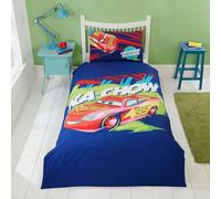 dreamtex Disney Cars Lightning McQueen Single Duvet Cover, Pillowcase Set