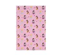 DreamTex Disney Princess Star Pink Fleece Blanketfor Kids & Teens - Super Soft & Comfy Naptime Blanket - Cozy Blanket for Bed, Couch, Chair & Baby Bed - Plush Blanket for Teens, Children, Boys, Girls