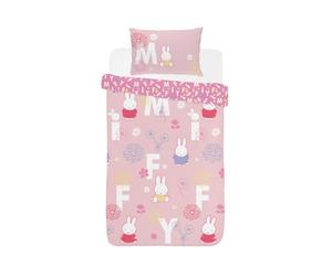 dreamtex Miffy Floral Single Reversible Duvet Cover and Pillowcase Set (SR1-MFY-FLO-12)
