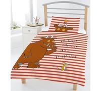 dreamtex The Gruffalo Junior Duvet Cover Set - Reversible Toddler Cot Bed Bedding with Pillowcase, Soft 50% Cotton 50% Polyester, Kids Character Bedding, 120 x 150 cm