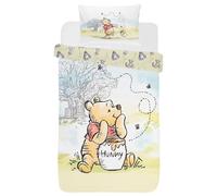 dreamtex Winnie The Pooh Explore Single Duvet Cover and Pillowcase Bedding Set for Children's Bedroom Kids Toddler Bedroom (SP1-WTP-EXP-12)