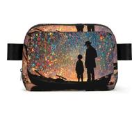 DreamTide Square-shaped Waist Bag with Durable Polyester and Adjustable Strap for Daily Outdoor Wearing