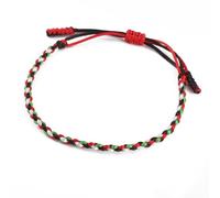 Dreamtimes Country Pride Country Flag Code Lucky Bracelet Protection and Lucky Sufer String Bracelet Hand Braided Rope Thread Tibetan Wrist Wrap Bracelet Boho Style Rope Bracelet for Women Men, M