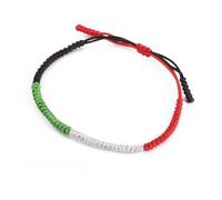 Dreamtimes Country Pride Country Flag Code Lucky Bracelet Protection and Lucky Sufer String Bracelet Hand Braided Rope Thread Tibetan Wrist Wrap Bracelet Boho Style Rope Bracelet for Women Men, M