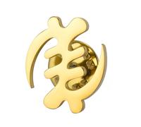 Dreamtimes Gye Nyame Premium Stainless Steel Adinkra Symbol Jewelry African Spiritual Gift for Men Women African Designer Jewelry, M, stainless steels