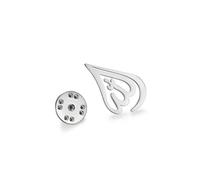 Dreamtimes Islamic Allah Ayatul Kursi Stainless Steel Brooch Pin for Men- Elegant Hijab Pin Muslim Women Jewelry Durable Quran Pendant for Prayer Gift for Eid & Ramadan (Silver-1)