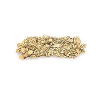 Dreamtimes Oak Leaf Hair Clip Large Hand Crafted Metal Barrette French Hair Clip Vintage Viking Celtic Knot Protection Hair Clip Barrettes Gift for Women Girl viking Hair accessories