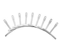 Dreamtop 9 Pcs Guitar Radius Gauge Understring Radius Gauge String Gauges Luthier Tools Fretboard Radius Gauge