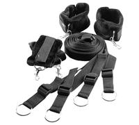 Dreamtoys Blaze - bed restraint bondage set (black)