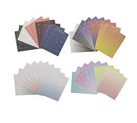 Dreamty 10 Sheets Self Adhesive Tabs Gradient Color Stickers Monthly Calendar Index Tabs for Planners, Journal, Notebook, Agendas and Organizers, Office Supplies (40 Sheets)
