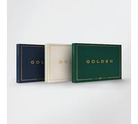 Dreamus Album - BTS JUNGKOOK GOLDEN 1st Solo, 3 Ver. SET (Album+Store Gift), 64p Photobook, 2 Postcards, Folded Poster, 2 Photocards, 2 Symbol Stickers, Extra Photocards Set