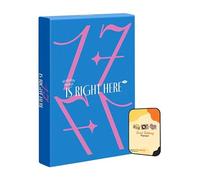 Dreamus SEVENTEEN BEST ALBUM '17 IS RIGHT HERE' Album [DEAR Random Ver]+Pre Order Benefits+BolsVos Exclusive K-POP Inspired Digital Merches