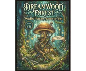 Dreamwood Forest: A Coloring Quest Through Hidden Fairy Dwellings for Ages 8-12: Journey Into Enchanted Woodland Realms, Screen-Free Fun for Older Kids