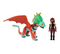 Dreamworks Dragons "The 9 Worlds" Adventure Set with Dragon and Rider Figure, Alex and Feathers (Feather), for Children from 4 Years