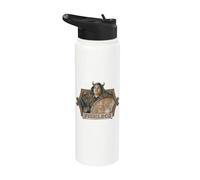 DreamWorks Dragons Fishlegs Viking Crest Stainless Steel Insulated Water Bottle