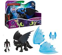 Dreamworks Dragons Hicks and Toothless, Dragon with Viking Figure and Accessories, for Children Aged 4 and Up, Action Toy