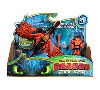 Dreamworks Dragons, Hookfang and Snotlout, Dragon with Armored Viking Figure, for Kids Aged 4 and Up