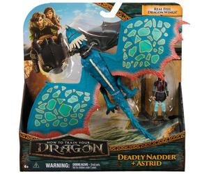 Dreamworks Dragons, How to Train Your 6 inches, Deadly Nadder & Astrid