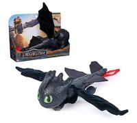 Dreamworks Dragons How to Train Your Dragon, Hug and Glide Toothless Plush Toy, 30,5-cm Dragon Stuffed Animal, Kids Toys for Boys Ages 4 and Up