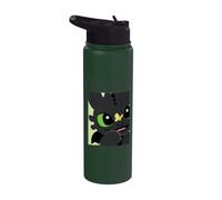 DreamWorks Dragons Night Fury Toothless Butterfly Stainless Steel Insulated Water Bottle