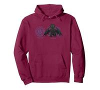 DreamWorks Dragons Strike Class Toothless Pullover Hoodie, Adult Unisex, Burgundy, Large