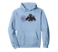 DreamWorks Dragons Strike Class Toothless Pullover Hoodie, Adult Unisex, Dusty Blue, X-Large