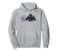 DreamWorks Dragons Strike Class Toothless Pullover Hoodie, Adult Unisex, Heather Grey, Large