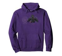 DreamWorks Dragons Strike Class Toothless Pullover Hoodie, Adult Unisex, Purple, X-Large