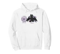 DreamWorks Dragons Strike Class Toothless Pullover Hoodie, Adult Unisex, White, X-Large